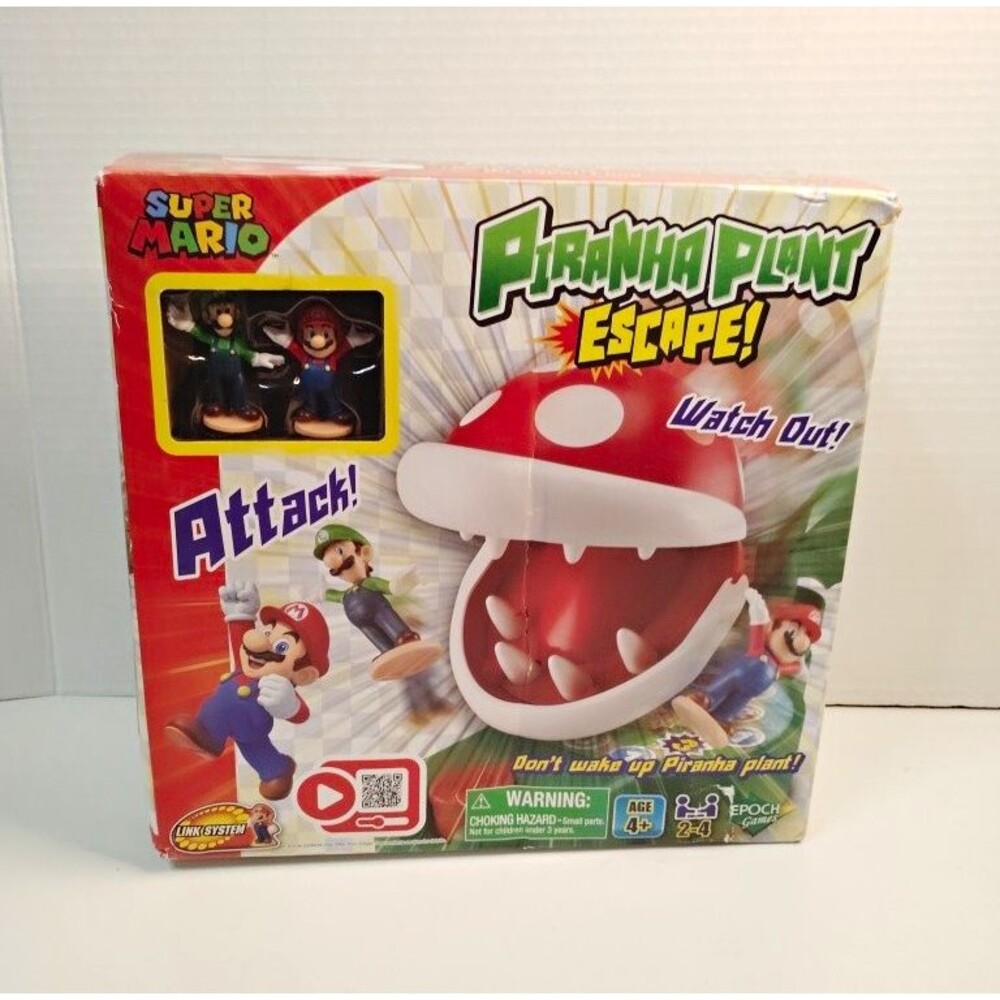 EPOCH Games Super Mario Piranha Plant Escape! Link System 2P 4+